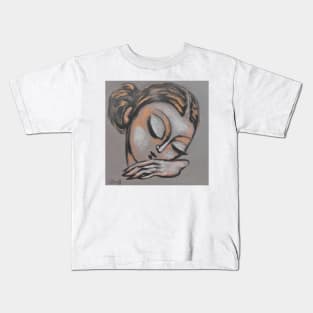 Sleeping Muse - Portrait Kids T-Shirt